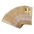 thumbnail image 1 of Uxcell 24Pcs Soporte de Utensilios de Encaje de Yute para Boda, 1 of 6