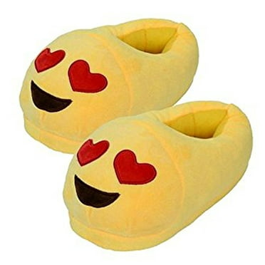 Red Heart Slippers Plush Cotton Indoor Shoe For Kids & Women Non-Skid Foot pads Indoor Slippers (US Seller)
