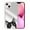 Black White Tuxedo Cat, variant on WIRESTER Stylish Mirror Back Case for Women, Slim & Shockproof Phone Cover Compatible with Apple iPhone 13 6.1" 2021 - Cream Labrador Retriever Dog Hide And Seek