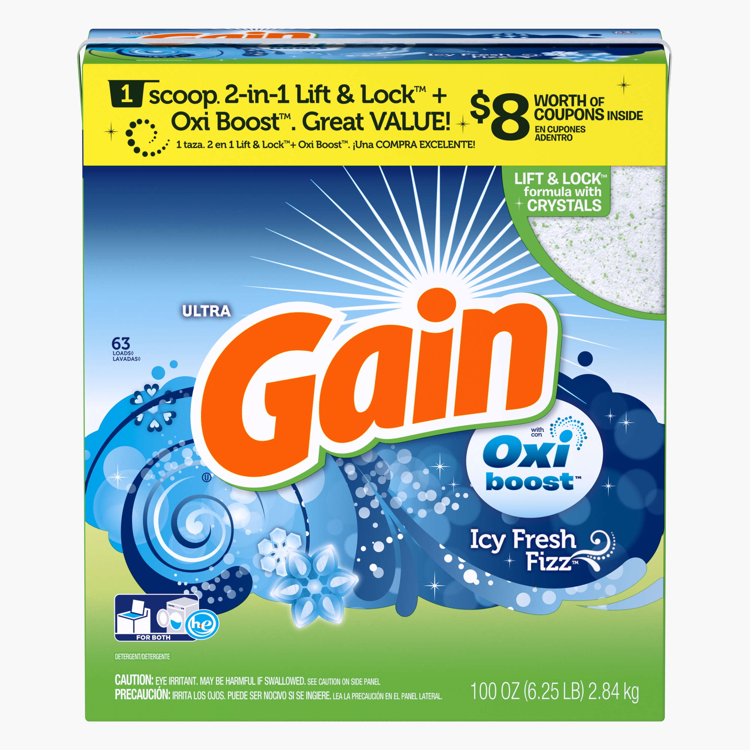Powder Laundry Detergent with Oxi Boost