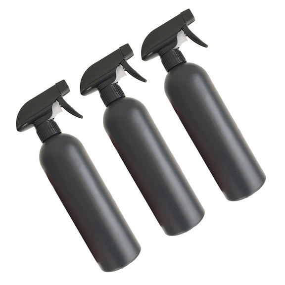 LIFKOME Portable Spray Bottles for Storage Use Made of HDPE Black Color 500ml Each