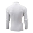 thumbnail image 2 of Ichuanyi Winter Autumn Men's Winter Casual Long Sleeve Solid Color Pullover Sweaters Tops, 2 of 3