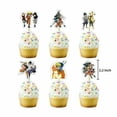 thumbnail image 6 of TG Anime Ninja Theme Birthday Party Decorate Supplies Set Include Happy Birthday Banner/Cake Topper/Cupcake Topper/Balloons, 6 of 9