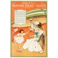 thumbnail image 2 of Anonymous 13x18 Black Ornate Wood Framed Double Matted Museum Art Print Titled - Indian Head Cloth (1919), 2 of 5