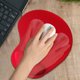 thumbnail image 4 of Uuiauoio Office Mousepad with Gel Wrist Support - Ergonomic Gaming Desktop Mouse Pad Wrist Rest - Design Gamepad Mat Rubber Base for Laptop Computer -Silicone Non-Slip Special-Textured Surface, 4 of 6