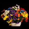 thumbnail image 2 of Artificial Flower Plant, Outdoor Decoration Colorful Morning Glory, Suitable For Front Porch Patio Planter Patio Use, 2 of 8