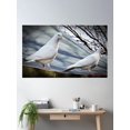 thumbnail image 2 of " This Morning We Had Two Stranges For Breakfast" Poster Wall Art, Modern Wall Decor For Living Room Bedroom, 8x12 UNFRAMED, 2 of 3