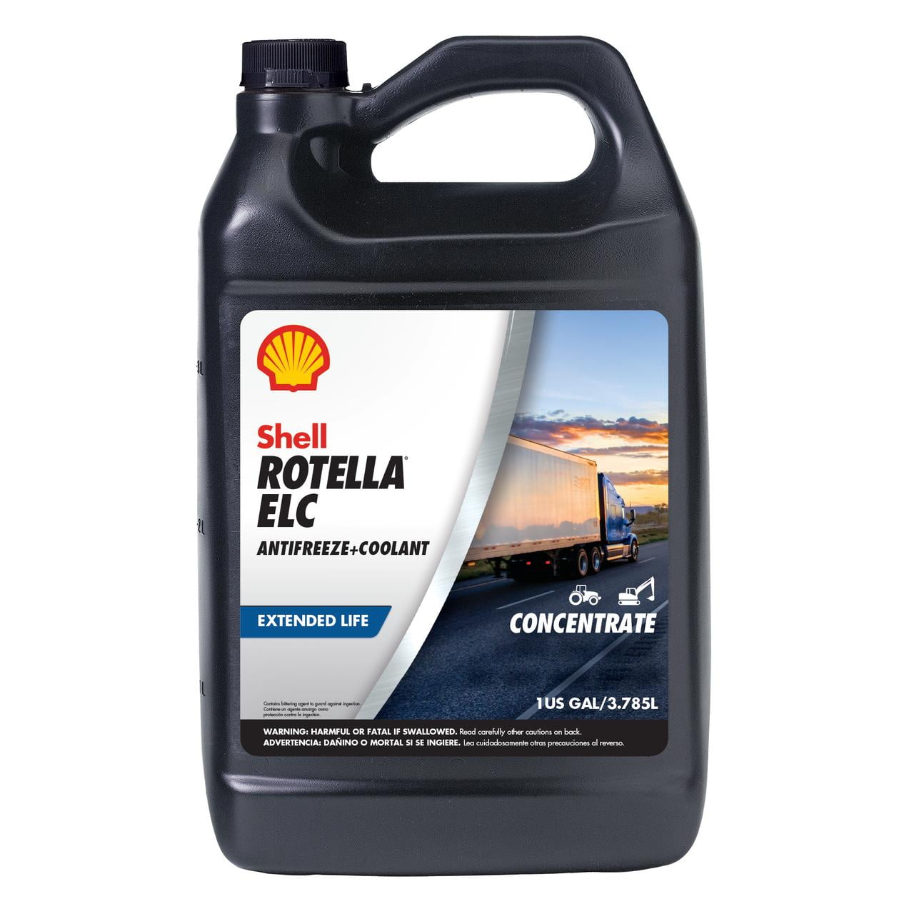Shell Rotella ELC PreDiluted 50/50 Antifreeze/Coolant, 1 Gallon