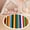 Color 4, variant on Washable Non Slip 4ft Round Rug, Colourful rainbow polka dots Festal confetti Scandinavian Circle Area Rugs with Tassels Carpet for Nursery Bedroom Living Room Playroom Tent rug Tent Castle