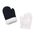 Baby Toddler Hats and Gloves Set for Kids Winter Knit Earflap Beanie