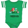 thumbnail image 3 of Inktastic Have a Mermaid Christmas with Crab and Seashell Boys or Girls Baby Bodysuit, 3 of 5