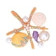 thumbnail image 1 of Broche, broche de 4 colores diferentes, broche para mujer, artesanía excepcional, 1 of 14