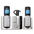 thumbnail image 1 of VTech DS6771-3 - Cordless phone - answering system - Bluetooth interface with caller ID/call waiting - DECT 6.0 - black, silver + additional handset, 1 of 2