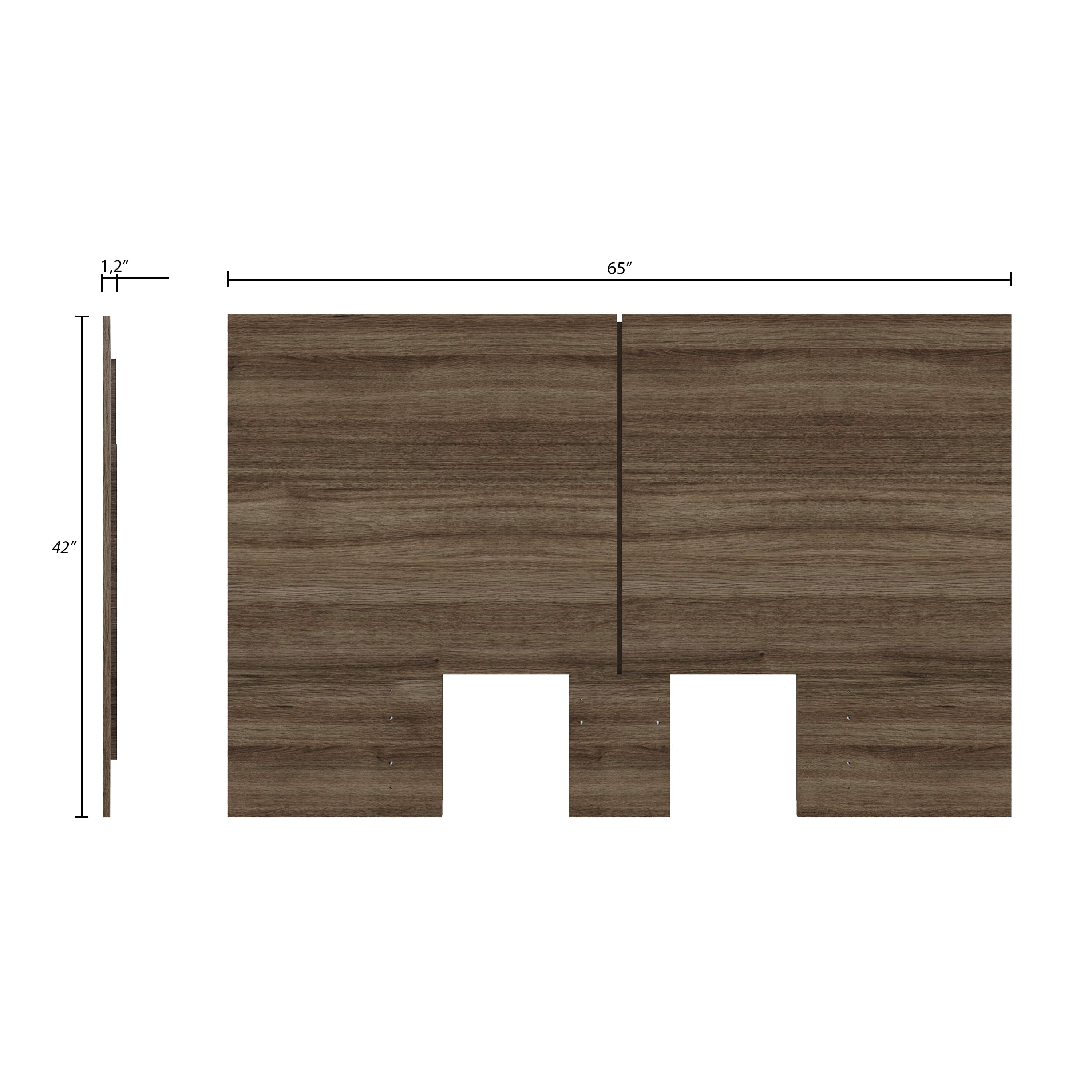 Nexera James Full Size Headboard, Gray