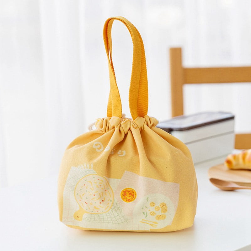Greyghost JapaneseStyle Lunch Bag Convenient Portable Canvas Bag Large