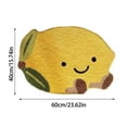 thumbnail image 3 of Soft Flocking Non-Slip Bath Mat - Absorbent Microfiber Fruit Pattern Rug for Bathroom, Klds Room, Kitchen - Machine Washable Fast Drying 40x60cm Floor Mat with STOPP Slip Underlay, 3 of 6