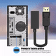 thumbnail image 4 of Adaptador Convertidor Display Port A Hdmi 4k Fullhd Dp Negro BLOOSOM, 4 of 4