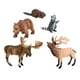 thumbnail image 4 of 5 piezas de animales , figuras de animales en miniatura, juego de figuras de animales salvajes, juguete para decoración de regalo de Pascua, 4 of 9
