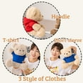 thumbnail image 3 of Personalized Teddy Bear as Customized Gifts for Women Men with Text as Gifts for Valentines Day Christmas (10 IN--Text), 3 of 6