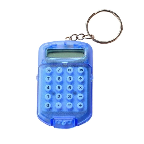 Calculadora de llavero Calculadora pequeña Calculadora de llavero Mini calculadora Calculadora de oficina Calculadora digital mini Calculadora de llavero Calculadora electrónica portátil