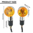 thumbnail image 3 of 2pcs for Shadow VT 750 1100 VTX 1300 1800 C Motorcycle Turn Signal Lights, 3 of 8