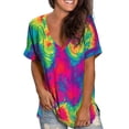 thumbnail image 2 of Gibobby Camisa&nbsp;Moda Mujer Camisa de jogging de manga corta（Verde， XXL), 2 of 5
