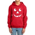 thumbnail image 2 of SNPOSN Garçons Halloween Imprimé Graphique Chandail à Capuche Veste Douce Confortable Décontracté Ensemble Chandail en Molleton Enfants 5-6 Ans Rouge, 2 of 4
