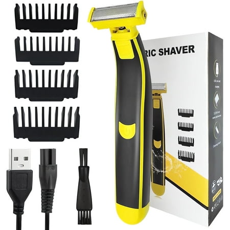 Electric Shaver for Men, MichPong Electric Razor for Men Rechargeable Wet Dry Use Face Body Beard