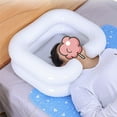 thumbnail image 4 of Lavabo inflable Zulema para champú Tazón portátil Coloración del cabello, 4 of 8