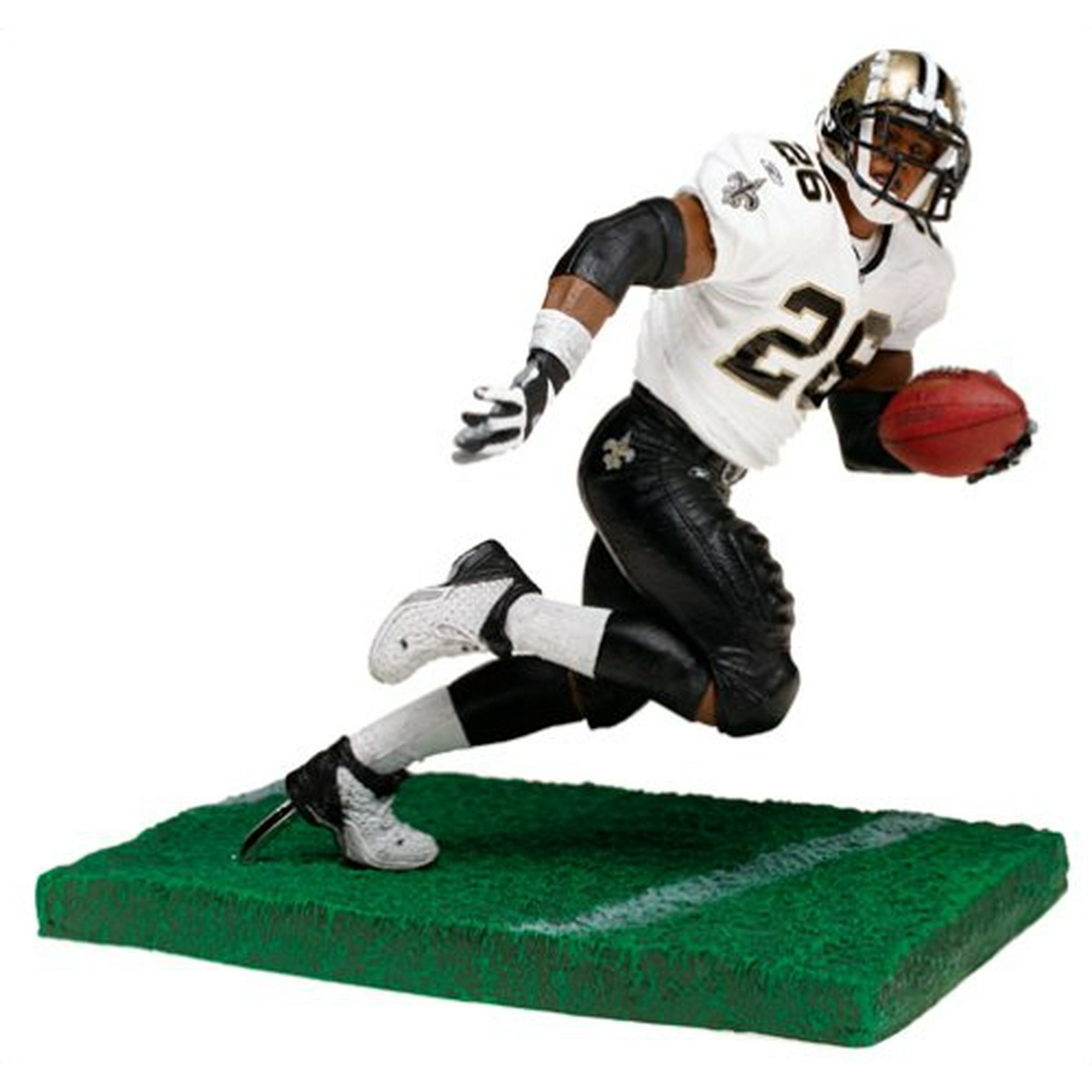 McFarlane Toys NFL Sports Picks Series 6 Figurine Deuce McAllister Nouveaux Saints Orleans Jersey Blanc avec Oeil Noir Walmart