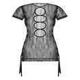 thumbnail image 1 of Femmes Sexy Licou Mini Robe Creuse Bodycon Robe Courte Découpée Robe de Soirée Club, 1 of 7