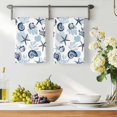 thumbnail image 3 of Blue Conch Coastal Kitchen Towels Set of 3, Nautical Summer Starfish Shell Absorbent Dish Towels for Kitchen, Microfiber Hand Towel, Quick Drying Tea Towel for Cleaning Decorative Dishcloths, 3 of 7
