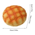 thumbnail image 2 of Simulation Food Bread Cake Slow Rebound Squishy Squishy for Adults, Soft Elastic Tactile Gadget, Indoor Desktop Decor Accessory Random Style 1 Pack, 2 of 4
