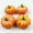 Orange, variant on XMMSWDLA 4 Pack Black Pumpkins for Decorating Outside, Fake/Faux/Foam/Decorative/Artificial/Craft Pumpkins for Fall Autumn Halloween Thanksgiving Porch Tabletop Decor pumpkin decor