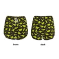 thumbnail image 5 of Vsdgher Cute Dinosaurs (2) Print Women's Running Double Layer Shorts High Waisted with Pockets Elastic Yoga Workout Athletic Gym Sports, 5 of 8