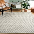 thumbnail image 2 of SAFAVIEH Trace Giselle Geometric Area Rug, Blue/Black, 6' x 6' Square, 2 of 8