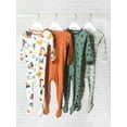 thumbnail image 2 of Little Star Organic Baby & Toddler Boy Pajama Sleeper, 2-Pack, One-Piece, Sizes Newborn-5T, 2 of 7