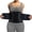 Black, variant on Waist Trainer Belt Waist Cincher Trimmer Ab Belt Tummy Control Body Shaper with Triple Wrap Women and Men