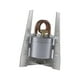 thumbnail image 5 of Estufa de alcohol Strade Fareast Limited Quemador compacto de alcohol Utensilio plata con estante para almohadillas, 5 of 8