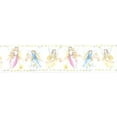 thumbnail image 3 of Dundee Deco Prepasted Wallpaper Border - Kids Beige, Pink, Blue Winged Fairies, 15 ft x 4.25 in, 3 of 5