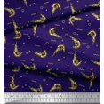 thumbnail image 2 of Soimoi Velvet Fabric Circle,Dot & Prawns Ocean Print Fabric by Yard 58 Inch Wide, 2 of 3