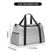 thumbnail image 3 of Fotbe Silver Mosaic Bolsa de Viaje con Estampado, Bolsa de Fin de Semana para Mujer con Compartimento para Zapatos, Bolsa de Gimnasio con Bolsillo Húmedo, 3 of 7