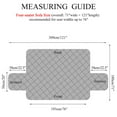 thumbnail image 2 of Housse de Canapé Réversible Surdimensionnée 2024 Imperméable Protecteur de Meubles pour Chiens Lavable pour Animaux Enfants, 2 of 7