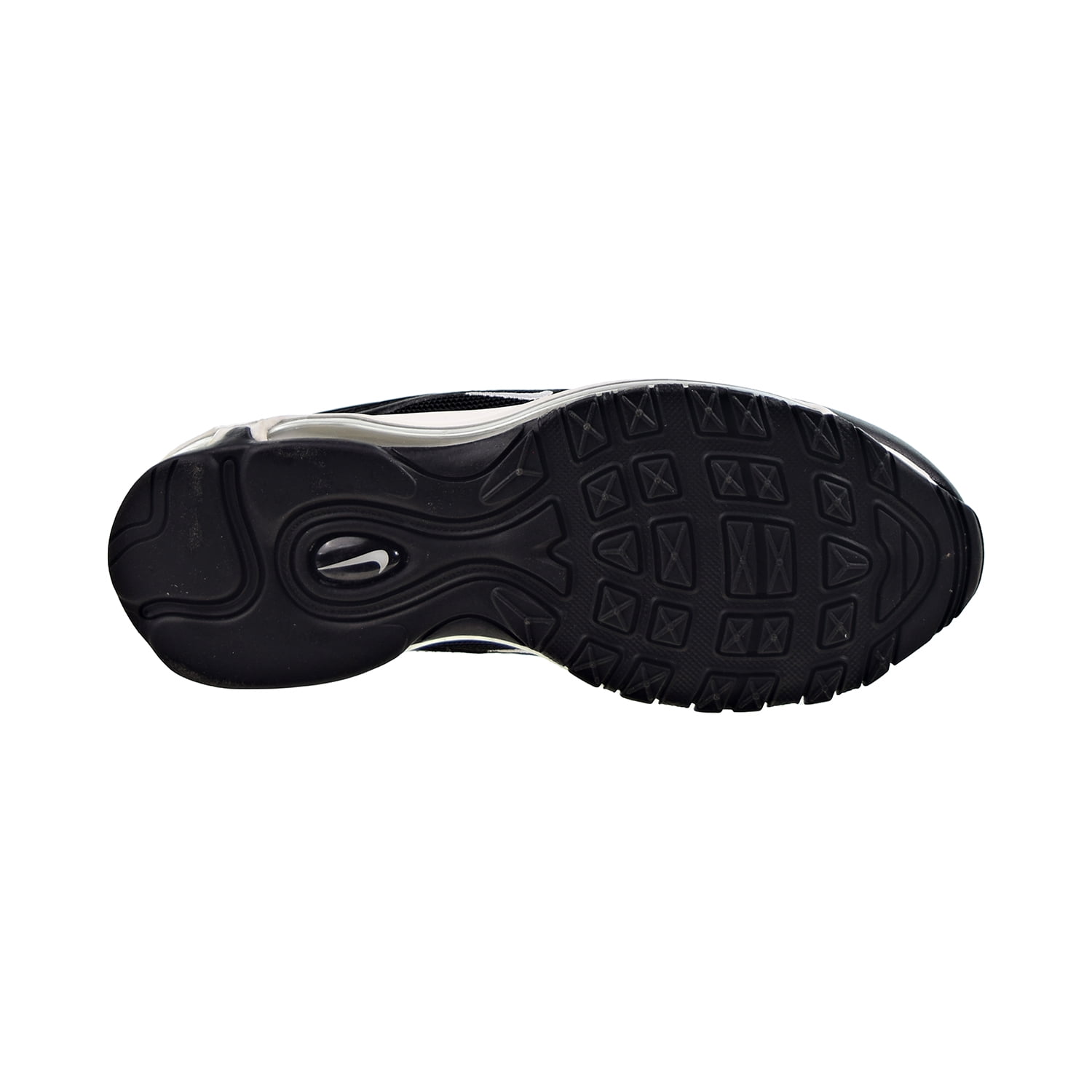 nike air max 97 trainers in black and white