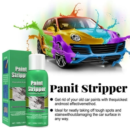 Car Care & Cleaning Efficient Paint Stripper High Efficiency Paint Remover for Metal Automotive Paint Stripper Strong Paint Remover Streak Paint Stripper 100ml
