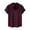 Wine, variant on Yiaimeir Men's Casual Short Sleeve Button-Down T-Shirt Classic Fit Breathable Fabric Stylish Design Burgundy Size Options Streetwear,Size S-2XL