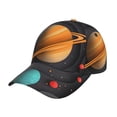 thumbnail image 1 of Fotbe Solar System Paper Art Gorro Clásico de Béisbol, Gorra Ajustable con Broche Snapback, Gorro de Exterior de Algodón Suave, 1 of 6