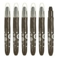 thumbnail image 1 of Uxcell 6Pcs Watercolor Gel Crayon for Coloring, Mature Umber, 1 of 6