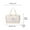 Beige, variant on Travel Duffel Bag-Unisex Fitness Gym Bag Portable Sports Swim Travel Yoga Bag