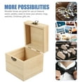 thumbnail image 4 of Miangastore 4pcs Wooden Storage Box with Lock Lid Lidded Wood Decorative Keepsake Boxes for Jewelry, 4 of 8